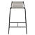 Modern Sleek Noel Counter Chair 3D model small image 2
