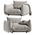  Modern Marenco Armchair 2016 3D model small image 5