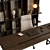 Executive Boss Desk - Modern Office 3D model small image 2