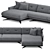 Luzaro Insight Sofa Exquisite Quality 3D model small image 2