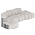 MDF Italia Array Modular Sofa 3D model small image 4