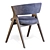 Dynamic Contemporary Remo Dining Chair 3D model small image 4