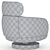  Minotti Vivienne Chair Ottoman 3D model small image 7