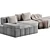 Contemporary Tetris Sofa Design 3D model small image 6