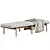  Frigerio STEPAN Fabric Bench 3D model small image 3