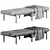  Frigerio STEPAN Fabric Bench 3D model small image 5