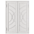 Modern Entrance Door Set 62 3D model small image 4