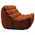 Sancal Vibe Stylish Modern Sofa 3D model small image 2