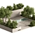 Outdoor Oasis Furniture Set 110 3D model small image 4