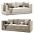 Modern Astra Sofa Set Collection 3D model small image 1