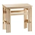  CH004 Oak Nesting Tables 3D model small image 4