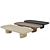 Japanese Minimalist Oak Coffee Table 3D model small image 10