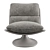 Sleek Minotti Pattie Armchair 3D model small image 4