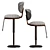 Elegant Bonaldo Olos Stool 3D model small image 4