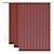 Customizable Fabric Vertical Blinds 3D model small image 3