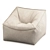 Sleek Weave Lounge Chair 3D model small image 3