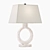 Alabaster Madison Table Lamp 3D model small image 1