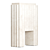 Artisanal Travertine Walnut Cabinet 3D model small image 2