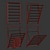 Pottery Barn Wall-Mount Drying Rack 3D model small image 6