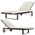 Salim Outdoor Sun Lounger Ultra 3D model small image 1