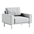 Modern Model Piu Armchair Design 3D model small image 4