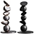 Modern Totem Sculpture by Escalona 3D model small image 4