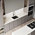 Modern Kitchen Interior Set 3D 3D model small image 3