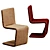 Elegant Venere Chair 54x44x89 3D model small image 5