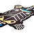 Customizable Qeeboo-KINOTTO Rug 3D model small image 2