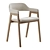 Modern Dining Chair and Table 3D model small image 4