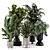 Modern Indoor Plants Set 2334 3D model small image 1