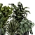 Modern Indoor Plants Set 2334 3D model small image 4