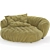 Baxter Ortigia Sofa: Modern Elegance 3D model small image 2