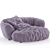 Baxter Ortigia Sofa: Modern Elegance 3D model small image 4