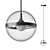 Suspended LED Globe Pendant Lamp 3D model small image 1