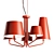 Modern Elegant Tria Hanging Lamp 3D model small image 1