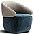 Stylish AGORA Armchair 2017 3D model small image 1