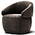 Stylish AGORA Armchair 2017 3D model small image 2