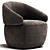 Stylish AGORA Armchair 2017 3D model small image 3