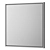 Minimalistic Impasto White Canvas 3D model small image 4