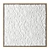 Minimalistic Impasto White Canvas 3D model small image 6