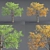  Low Poly Oak Tree Collection 3D model small image 4