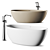  Freestanding Oval Pietraluce Bathtub 3D model small image 1