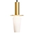 Opulent Gold Opaque Pendant Light 3D model small image 1