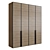 MDF Wardrobe with Lighting 3D model small image 1