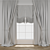 Digital Curtain Model Collection 3D model small image 3