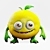 Lemon Monster Figurines 3D model small image 3