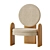 Smith Single Chair. Realistic 3D. 3D model small image 5