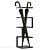 Metal Umbrella Stand Holder Organizer 3D model small image 1