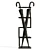 Metal Umbrella Stand Holder Organizer 3D model small image 2